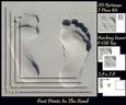 Foot Prints in the Sand + Insert & Tag