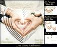 Love Hearts & Valentines - Hearts 5 Ivory + Insert & Tag