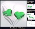 Love Hearts & Valentines - Hearts 7 Green + Insert & Tag