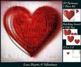 Love Hearts & Valentines - Hearts 10 + Insert & Tag