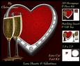 Love Hearts & Valentines - Hearts 14 Silver + Insert & Tag