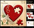 Love Hearts & Valentines - Hearts 15 + Insert & Tag