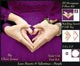Love Hearts & Valentines - Hearts 5 Deep Purple +ins+tag