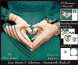 Love Hearts & Valentines - Hearts 5 Steampunk Shade 2 +tag+