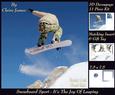 Snowboard Sport - the Joy of Leaping + Insert & Tag
