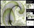 Fantasy Spectrum - Fractal Beauty Leaf Fern 2 + Insert & Tag