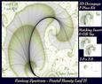 Fantasy Spectrum - Fractal Beauty Leaf Fern 2 + Insert & Tag