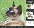 Furry Friends & Familiars - Cats - Siamese 5 + Insert & Tag