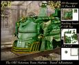 The Old Victorian Train Station 12 - Steampunk Train +tag+