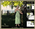 The Air Goddess - Seasons - Spring 3D Decoupage + Insert & Tag