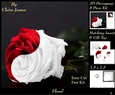 Botanical & Floral 3k - Beautiful War of the Roses Decoupage + Insert & Tag