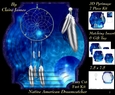 Traditional Native American Dreamcatcher 2 - Pyrimage/Pyramid + Matching Insert & Tag