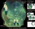 Traditional Native American Dreamcatcher 5 - Pyrimage/Pyramid + Matching Insert & Tag