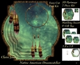 Traditional Native American Dreamcatcher 6 - Pyrimage/Pyramid + Matching Insert & Tag