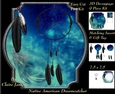 Traditional Native American Dreamcatcher 7 - 3D Decoupage + Matching Insert & Tag