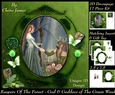 Keepers Of The Forest - God & Goddess of The Green Wood - Special 3D Decoupage Insert & Tag