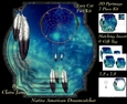 Traditional Native American Dreamcatcher 8 - Pyrimage/Pyramid + Matching Insert & Tag