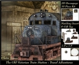 The Old Victorian Train Station 21 - Travel Adventures - 3D Decoupage Insert & Tag