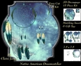 Traditional Native American Dreamcatcher 9 - 3D Decoupage + Matching Insert & Tag