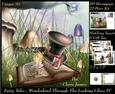 cup728705_2236 - Fairy Tales - Wonderland Through The Looking Glass 4 - Special 3D Decoupage + Insert & Tag