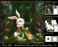 Fairy Tales - Wonderland Through The Looking Glass 6 - Special 3D Decoupage + Insert & Tag