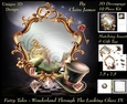 Fairy Tales - Wonderland Through The Looking Glass 9 - Special 3D Decoupage + Insert & Tag