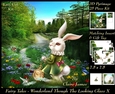 Fairy Tales - Wonderland Through The Looking Glass 10 - Special 3D Decoupage + Insert & Tag
