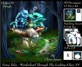 Fairy Tales - Wonderland Through The Looking Glass 15 - Special 3D Decoupage + Insert & Tag