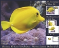 Because We Love Vertebrates - Coral Reef Tropical Marine Lemon Doktor Fish - Decoupage + Insert & Tag