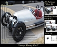 Sport - Vintage Racing Car 5 - 3D Pyrimage + Insert & Tag