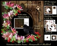 Victorian Secret Garden - Honeysuckle & Blackbird Frame & Card Kit Special 3D Decoupage + Insert & Tag