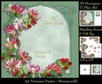 Art Nouveau - Honeysuckle Card Kit Special 3D Decoupage + Insert & Tag