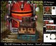 The Old Victorian Train Station 25 - Travel Adventures - Pyrimage/ pyramid + Insert & Tag