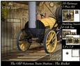 The Old Victorian Train Station 22 - Rocket - Travel Adventures - Pyrimage/ pyramid + Insert & Tag