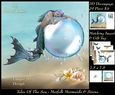 Tales Of The Sea - Merfolk Mermaids & Sirens 1 - Special 3D Decoupage + Insert & Tag