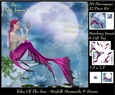 Tales Of The Sea - Merfolk Mermaids & Sirens 4a - Special 3D Decoupage + Insert & Tag