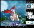 Tales Of The Sea - Merfolk Mermaids & Sirens 7 - Special 3D Decoupage + Insert & Tag