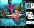 Tales Of The Sea - Merfolk Mermaids & Sirens 10 - Special 3D Decoupage + Insert & Tag