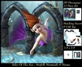 Tales Of The Sea - Merfolk Mermaids & Sirens 12 - Special 3D Decoupage + Insert & Tag