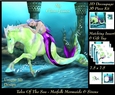 Tales Of The Sea - Merfolk Mermaids & Sirens 15 - Special 3D Decoupage + Insert & Tag