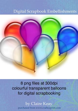 Balloon Digital Scrapbook Embellishment
