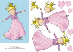 Dancing Princess Step by Step Decoupage