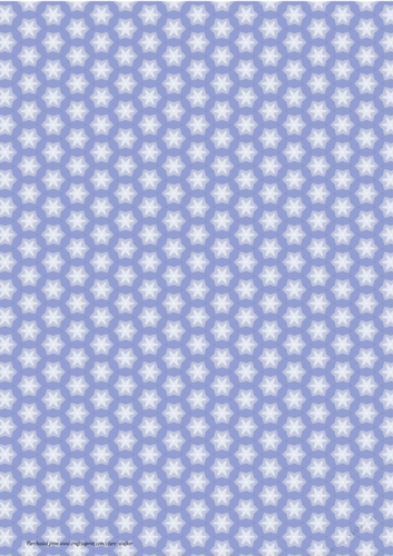 CHRISTMAS SNOWFLAKE STARS: A4 Multi-Directional Background/Backing Paper, With Commercial Use