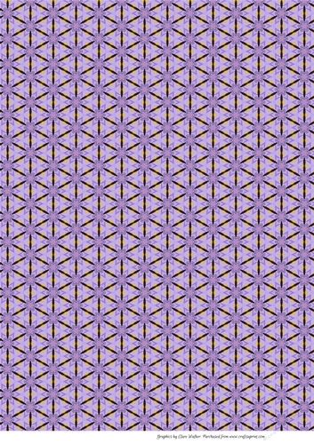 PURPLE GEOMETRIC BACKGROUND WITH GOLD FLECKS :A4  Multi-Directional Backing Paper, With Commercial Use