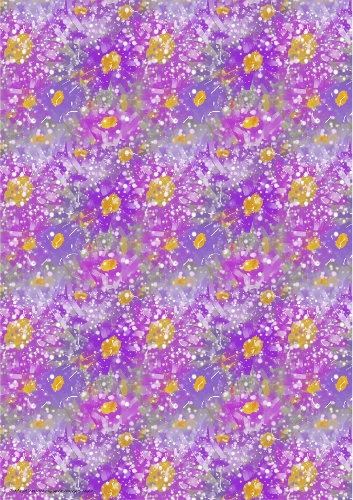 A4 PINK & PURPLE ASTERS ALL-OVER FLORAL BACKGROUND: Multi-Directional Patterned Backing Paper