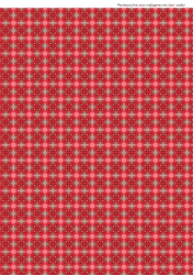 RED AND GREEN GEOMETRIC CHRISTMAS BACKGROUND: A4 Multi-Directional Backing Paper