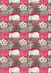 CHOCOLATES: A4 Patterned Background /Backing Paper/Craft Paper