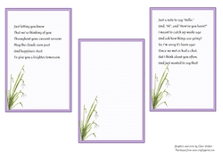 SNOWDROP: Insert & Thinking of You Verse Inserts