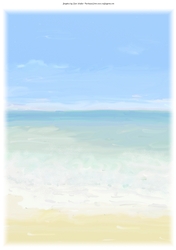 SEA/OCEAN BACKGROUND/ BACKING PAPER: A4 with Commercial Use