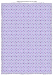 VERBENA: A4 Textured Fabric-Effect Purple Floral Geometric Background